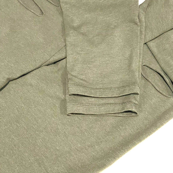 Aerie Womens Cutout Leggings Size L Olive Green - Picture 4 of 10
